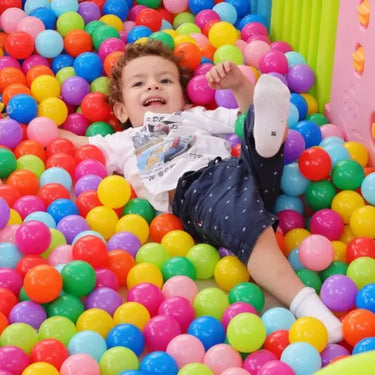 50Pcs Kids Multicolored Plastic Soft Balls